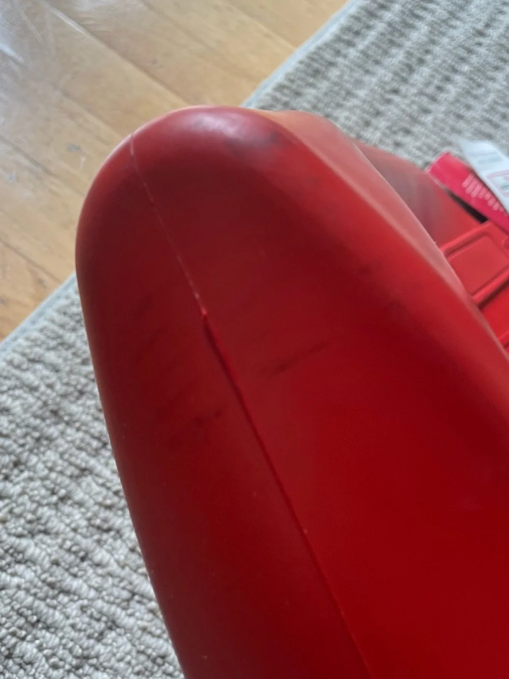 Hunter rubber tote red - Picture 5 of 8